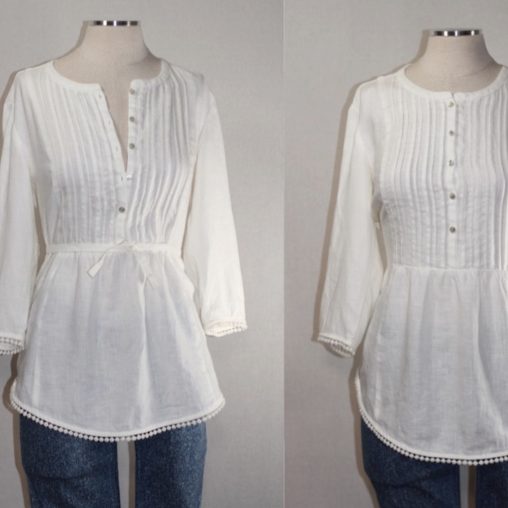 Jones New York Sport Linen Blouse
